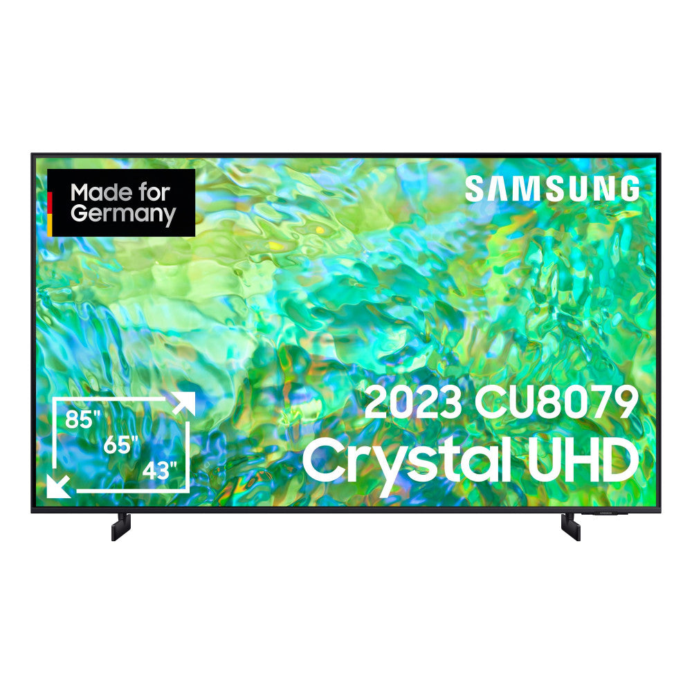 SAMSUNG LED TV GU85CU8079UXZG - 85 Zoll Crystal UHD, 4K Upscaling, HDR, Smart TV, Sprachsteuerung