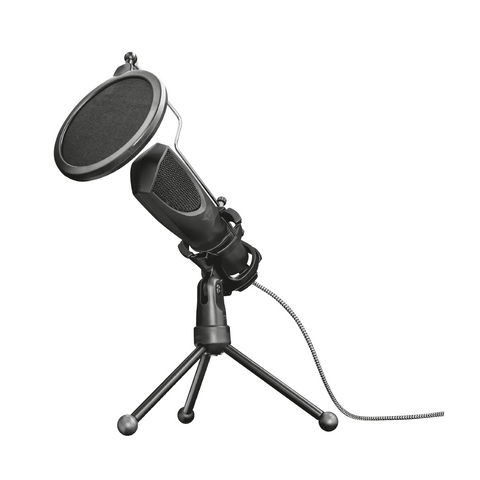 Trust Gaming GXT 232 Mantis schwarz PC-Mikrofon - Professionelles USB-Mikrofon für Podcasts & Musikaufnahmen