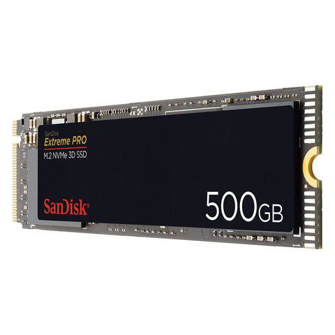 SanDisk SDSSDXPM2-500G-G25 Extreme PRO M.2 NVMe 3D SSD 500GB - Ultra-schnelle interne SSD