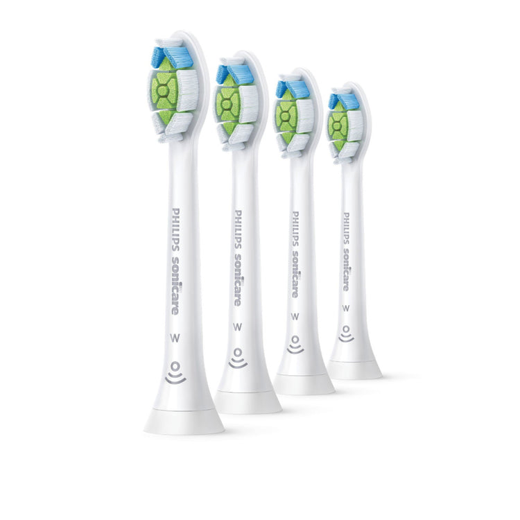 Philips Sonicare W Optimal White Bürstenköpfe - 100 % weißere Zähne - 4 Stück