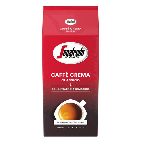 Segafredo Caffe Crema Classico 1000g Kaffee - Arabica-Robusta-Mischung | Intensität: 4 | Frischer Kaffeegenuss