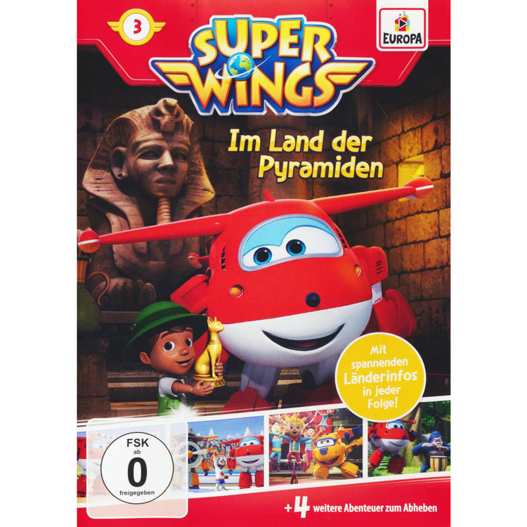 DVD Super Wings 3 - Im Land der Pyramiden | Kinderfilm & TV-Serie | 60 Minuten