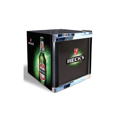 COOLCUBE BECK´S Getränkekühlschrank - Stylischer Beck's Design Kühlschrank mit 50L Fassungsvermögen