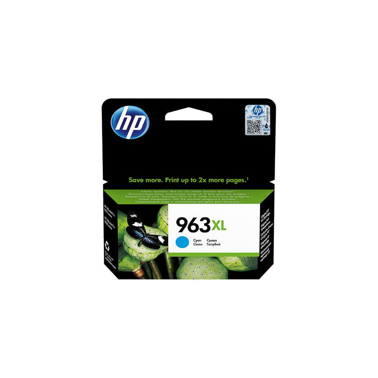 HP 963XL Cyan Druckerpatrone | Original Tinte | 1600 Seiten Druckleistung