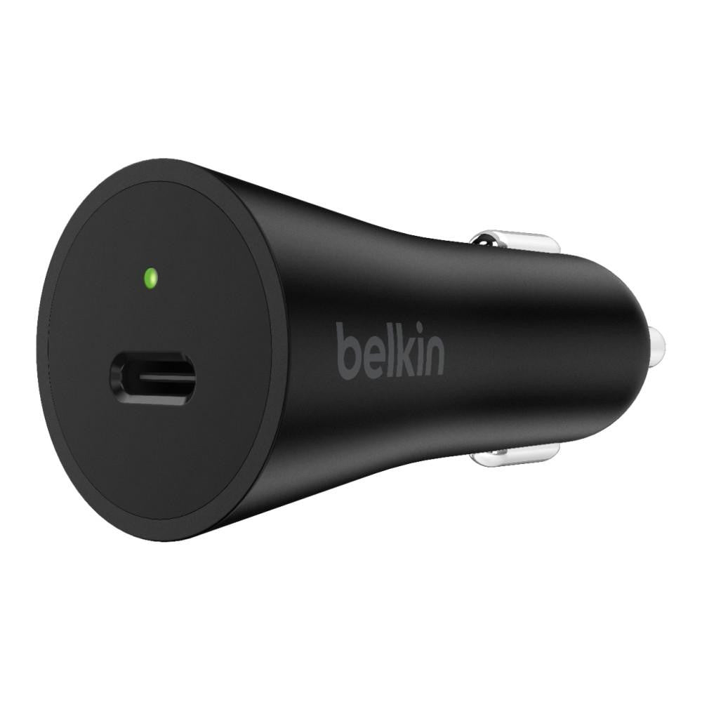 BELKIN USB-C Charger 27W Schwarz KFZ-Ladegerät - Schnelles Laden unterwegs