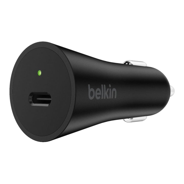 BELKIN USB-C Charger 27W Schwarz KFZ-Ladegerät - Schnelles Laden unterwegs