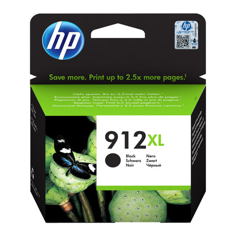 HP 912 XL schwarz Druckerpatrone - Originaltinte für gestochen scharfe Ausdrucke