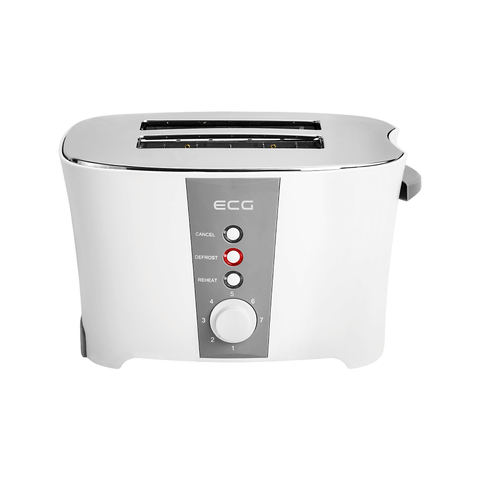 ECG ST 818 Toaster - 800 Watt, 7 Bräunungsstufen, Auftau- und Aufwärmfunktion