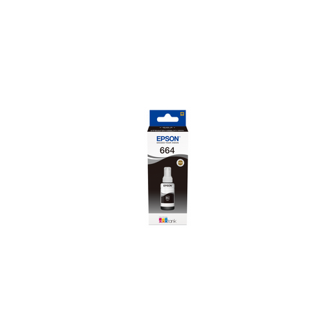 Epson Tintenflasche C13T6641 Ecotank schwarz - Original 70 ml Tintenpatrone