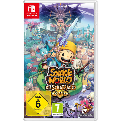 Nintendo Switch Snack World - Die Schatzjagd Gold: Rollenspiel Abenteuer für bis zu vier SpielerInnen