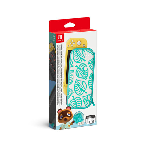 Nintendo Switch Lite-Tasche (Animal Crossing: New Horizons-Edition) & -Schutzfolie: Schütze deine Konsole stilvoll