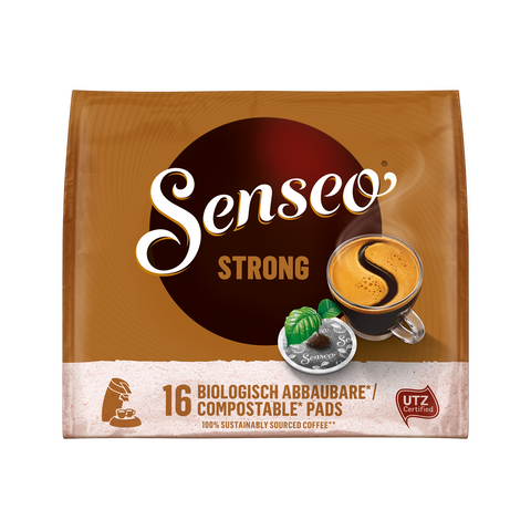 Philips Senseo Strong UTZ-SG 16 Kaffeepads - Intensiver Genuss