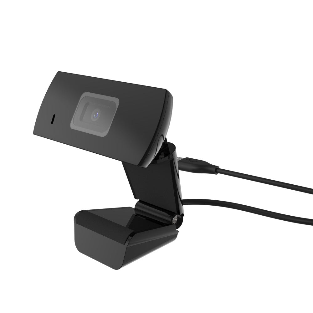 XLayer Webcam 218162 Schwarz - Full HD 1080p, Plug & Play, Stereomikrofon