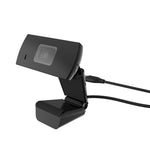 XLayer Webcam 218162 Schwarz - Full HD 1080p, Plug & Play, Stereomikrofon