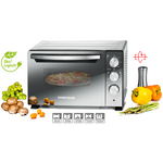 ROMMELSBACHER Mini-Backofen BGS 1400: 1.380 Watt, Umluft, Drehspieß & 6 Funktionen