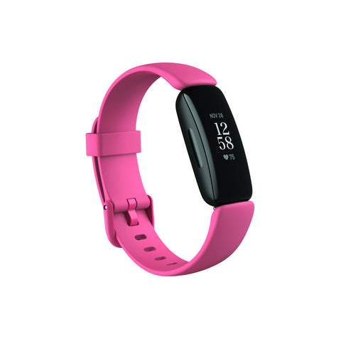 Fitbit Inspire 2 Desert Rose Black Fitness Tracker - Kostenlose Fitbit Premium Testversion, Aktivzonenminuten & Herzfrequenzmessung