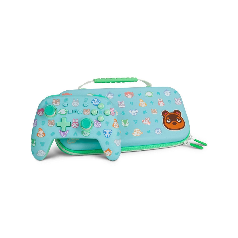 Nintendo Switch Controller - Animal Crossing mit ergonomischem Design, 3,5-mm-Audiobuchse und Advanced Gaming-Tasten