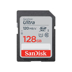 SanDisk SDXC Ultra 128GB (186498) Speicherkarte - Class10, UHS-I, Bis 120 MB/s