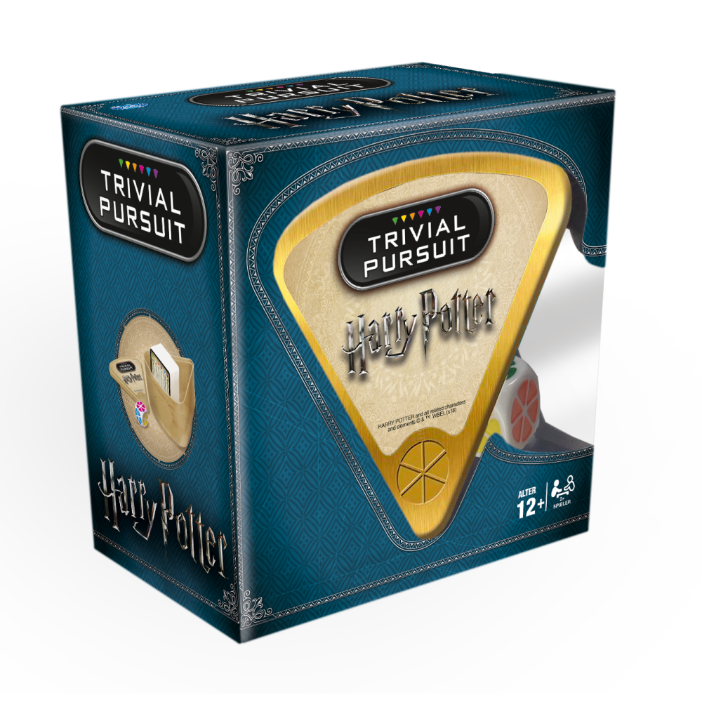 TRIVIAL PURSUIT HARRY POTTER Gesellschaftsspiel - Offizielles Lizenzprodukt | Spannendes Trivia-Spiel | Für 2-4 Spieler ab 12 Jahren