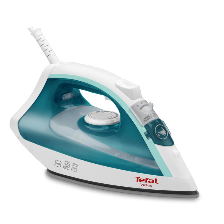 TEFAL Dampfbügeleisen Virtuo FV1710 – Leistung: 1800 W, Antihaftsohle, kontinuierliche Dampfabgabe