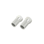 F-Stecker, 6,8 mm, schraubbar, 2 Stück (00205206)