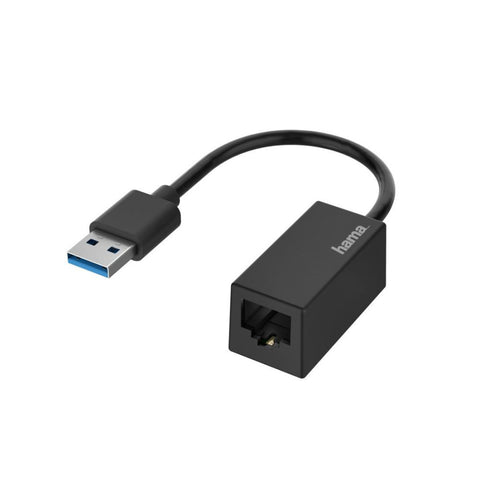 HAMA Netzwerk-Adapter USB Gigabit Ethernet 1Gbps (00200325)