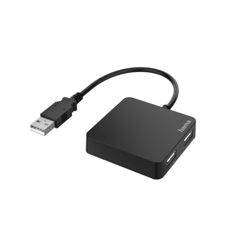 HAMA USB-Hub 4 Ports 480 Mbit/s - High-Speed-Datenübertragung