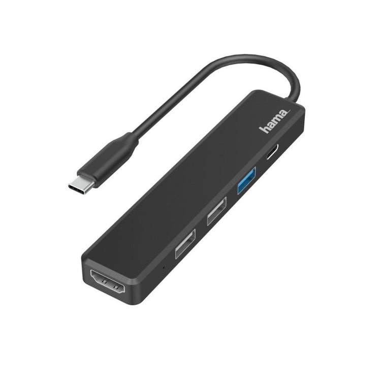 HAMA USB-C-Hub Multiport 5 Ports HDMI 4K - High-Speed-Datenübertragung