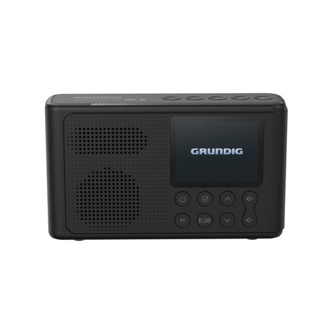 Grundig Music 6500 Schwarz DAB+ Taschenradio mit Bluetooth - 2.4 Zoll LC-Display, FM-RDS, 2.5 Watt - Ideales tragbares Radio