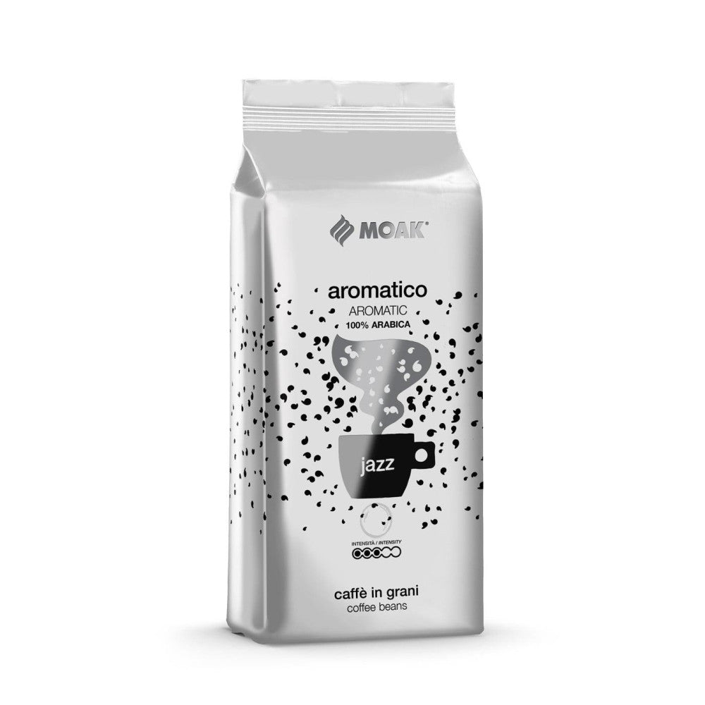 Moak Caffè Aromatico Jazz 1 kg Kaffeebohnen - Intensive Aromen, fruchtige Noten & voller Geschmack