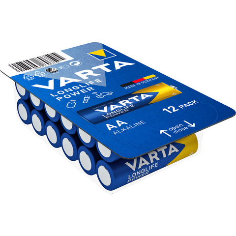 VARTA LONGLIFE Power AA Batterie - Zuverlässige Alkali-Mangan-Technologie