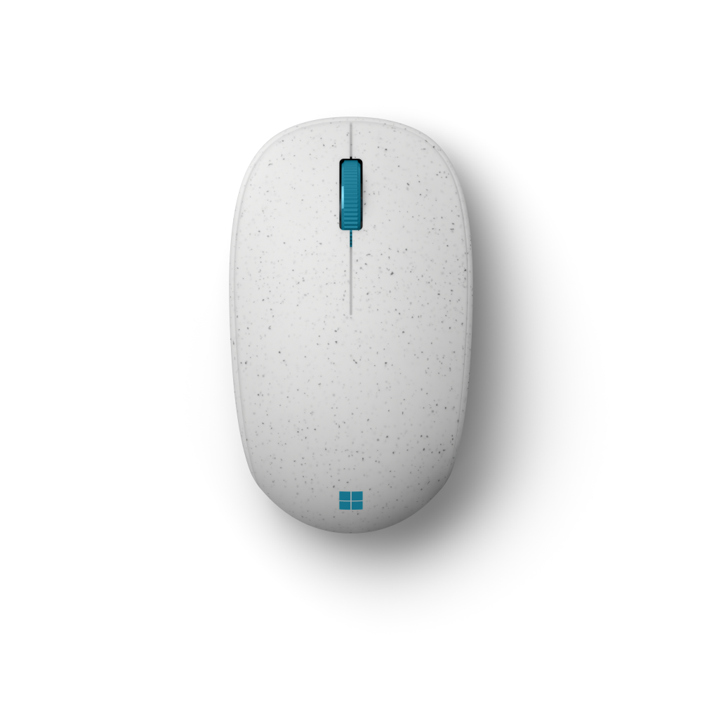 Microsoft Ocean Plastic Mouse, Bluetooth Maus - Nachhaltige 20 % recyceltem Kunststoff - Bis zu 12 Monate Batterielaufzeit