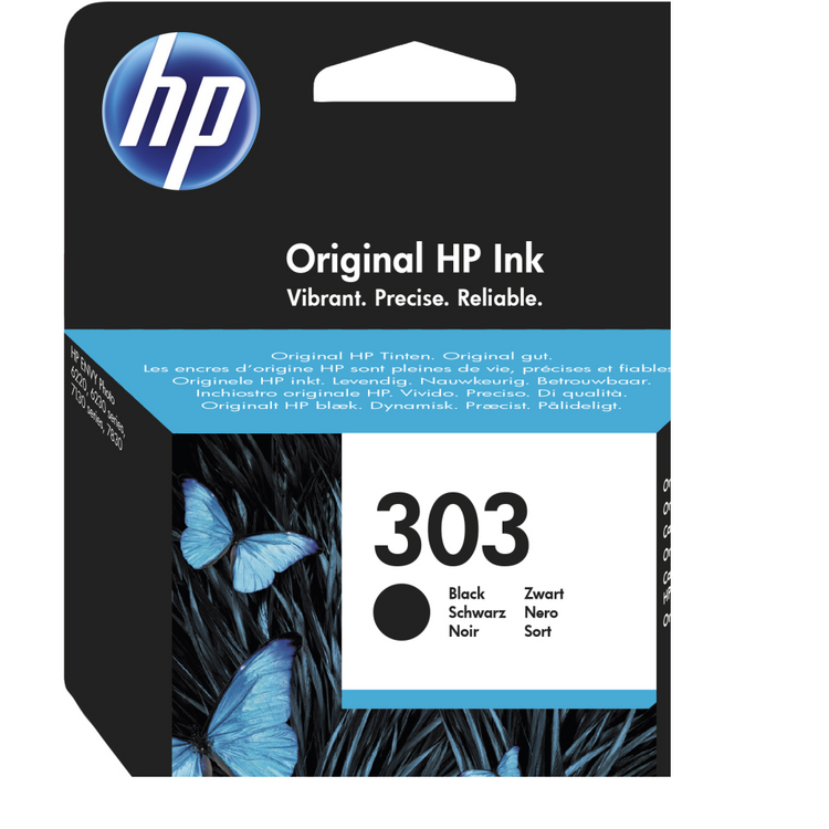 Original HP 303XL Schwarz Druckerpatrone | 12ml | 600 Seiten | Zuverlässige Druckergebnisse