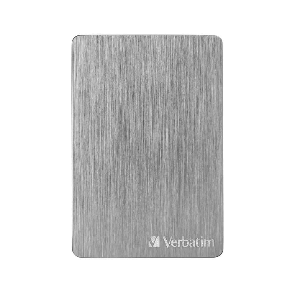 Verbatim Store 'n' Go Alu Slim 1TB space grey Externe HDD-Festplatte - Ultra Slim Design, USB-C, 1TB Kapazität