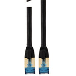 HAMA CAT-6 Netzwerkkabel PIMF 7,50 m Schwarz 00125253 - Ethernet-Datenübertragung, vergoldet, doppelt geschirmt