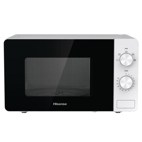 HISENSE Mikrowelle H20MOWP1 Weiß - 20L, 700 Watt, Glasdrehteller