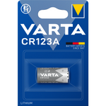 VARTA LITHIUM Cylindrical CR123A, 3V Knopfzelle Batterie - Zuverlässige Energiequelle