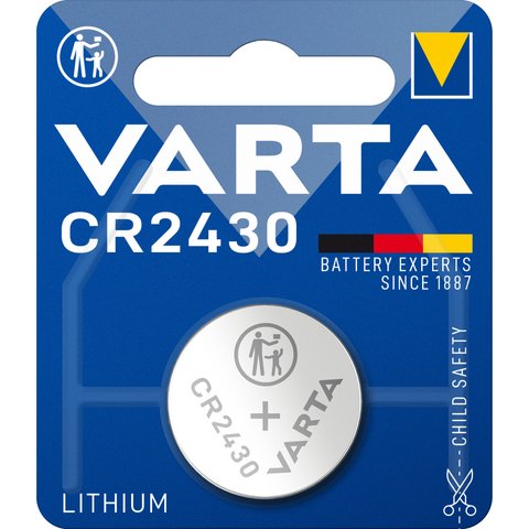 VARTA LITHIUM Coin CR2430 Knopfzelle 1er Blister Batterie