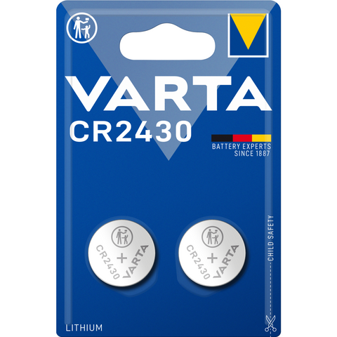 VARTA LITHIUM Coin CR2430 2er Blister Batterie - 3V Knopfzelle