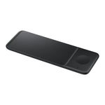 Samsung Wireless Charger Trio Pad EP-P6300: Schwarz Qi-Schnellladegerät