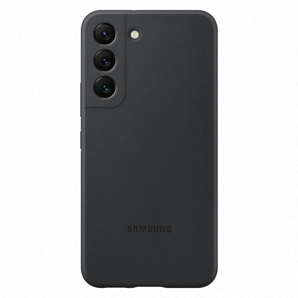 Samsung EF-PS901T Silicone Cover für S22 - Stilvolle Schwarz Handyhülle