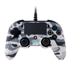 Nacon PS4 Controller Color Edition Camouflage Grau | Vibrationsmotoren, Touchpad, PC-kompatibel, 3m Kabel