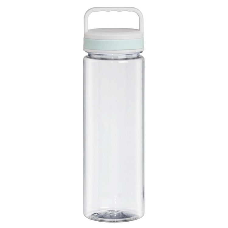 XAVAX Trinkflasche 900 ml Transparent mit Griff - To-Go-Wasserflasche für unterwegs