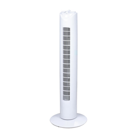 SALCO Turmventilator KLT-1082 weiß: 82 cm, 3 Geschwindigkeiten, Oszillation, leise