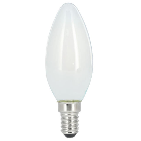 XAVAX LED-Filament Kerzenlampe E14 470lm ersetzt 40W Warmweiß dimmbar