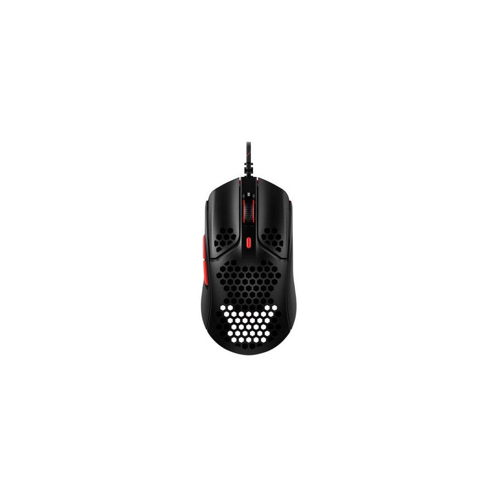 HyperX Pulsefire Haste Gaming-Maus schwarz/rot | Ultraleicht | HyperFlex USB-Kabel