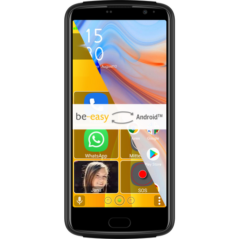 Beafon M7 Lite 32GB Schwarz Smartphone - HD+ Display, Android 11, Octa-Core-Prozessor