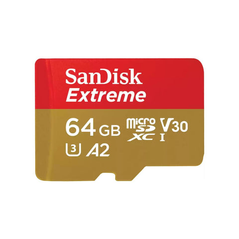 SanDisk microSDXC Extreme 64GB: R190MB/s, Adapter, RescuePRO Deluxe