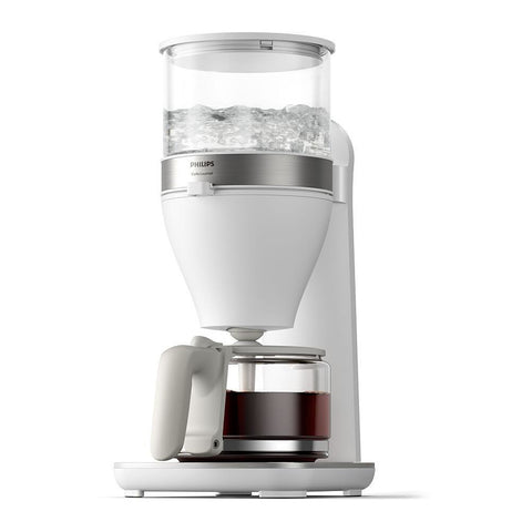 Philips HD5416/00 Café Gourmet Filterkaffeemaschine weiß - 15 Tassen, Glaskanne, Abschaltautomatik