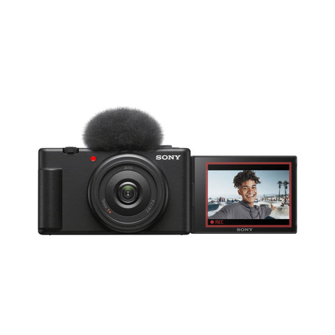 SONY Vlog-Kamera ZV-1F schwarz für 4K Videos & Slow-Motion